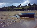 L'estuaire de la Laïta à marée basse.