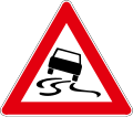 Slippery road