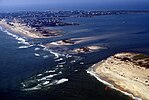 Section of Hatteras Island washed out by storm surge