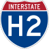 Interstate H-2 marker