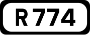 R774 road shield}}