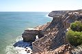 'Natural Bridge' formation on the coastal cliffs in Kalbarri National Park