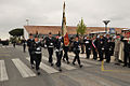 La garde du drapeau de l’École de formation des sous-officiers de l’Armée de l’air (EFSOAA).