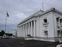 Leyte Capitol right with flag