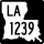 Louisiana Highway 1239 marker