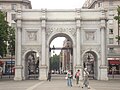 Marble Arch (vue de sa face sud), Londres, 1828.