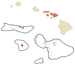 Location in Maui County and the state of Hawai‘i