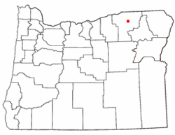 Location of Kirkpatrick, Oregon