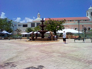 Plaza in Fajardo barrio-pueblo