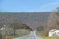 PA 994 westbound near Entriken