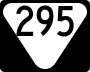 State Route 295 marker