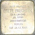 Grete Paechter geb. Landau