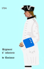 régiment de 1734 à 1757