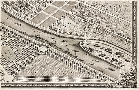 Turgot map of Paris, sheet 20, by Louis Bretez and Claude Lucas