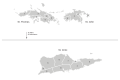 Districts and sub-districts of the United States Virgin Islands.