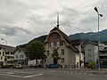 Unterterzen, townhaal in the street