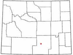 Location of Sinclair, Wyoming