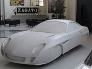 Clay model seen in Zagato design studio (2009)