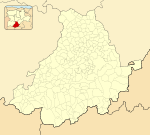 Ávilaの位置（アビラ県内）