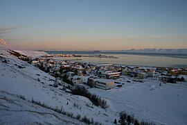 A cidade de Sauðárkrókur