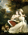 the painting by John Hoppner (1795) in the National Gallery of Art, Washington, D.C.