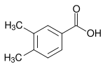 Struktur von 3,4-Dimethylbenzoesäure