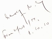 signature d'Adolf Muschg