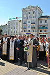 Blessing by priests