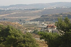 View of the city from the west