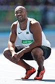 Brijesh Lawrence Rang sechs in 10,40 s