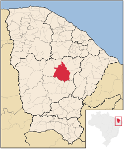 Location in Ceará state