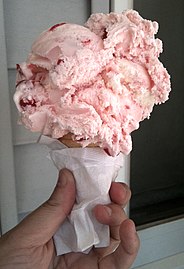 Cherry in cone