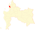 Location of San Pedro de la Paz.