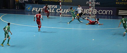 Innenansicht: Futsalspiel