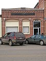 The old First State Bank building, now a city office.