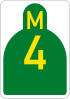 Metropolitan route M4 shield
