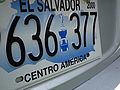 The monument featured on the El Salvador license plate.