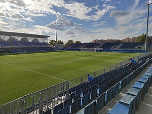 Das Estadio Fernando Torres in Fuenlabrada im Oktober 2021