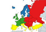 Indelning av Europa enligt EU:s Eurovoc:   Nordeuropa   Västeuropa   Sydeuropa   Central- och östeuropa