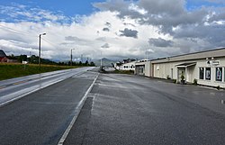 View of the village area