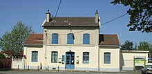 Bâtiment voyageurs de la gare de Belloy - Saint-Martin.