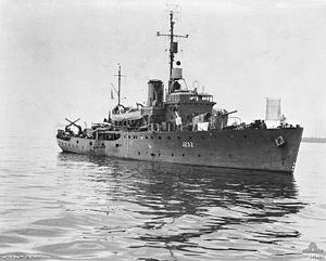 HMAS Deloraine in 1944