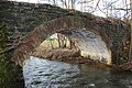 Das Viadukt der Kleinbahn Selters–Hachenburg von 1903, aktiv bis in die 1950er-Jahre, in Mittelhattert