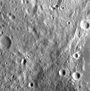 Small crater on rim of Heaney is the location of the dark spot