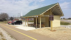 Tanglefoot Trail whistle stop in Ingomar