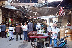 Covered market in the old town of Jisr ash-Shughūr (2009)