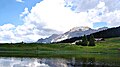 Vista estiva del Passo Lavazè