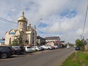 вулиця Заболотного в селищі