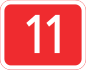 National Road 11 shield}}