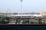 Maglev track under construction in front of Changsha Huanghua International Airport (2015)